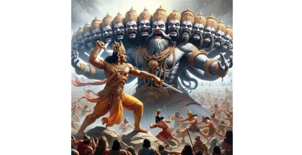 The Last Avatar: Kalki – Heroes, Legends, and Eternal Truths 2 Lord Shri Rama killing Ravana