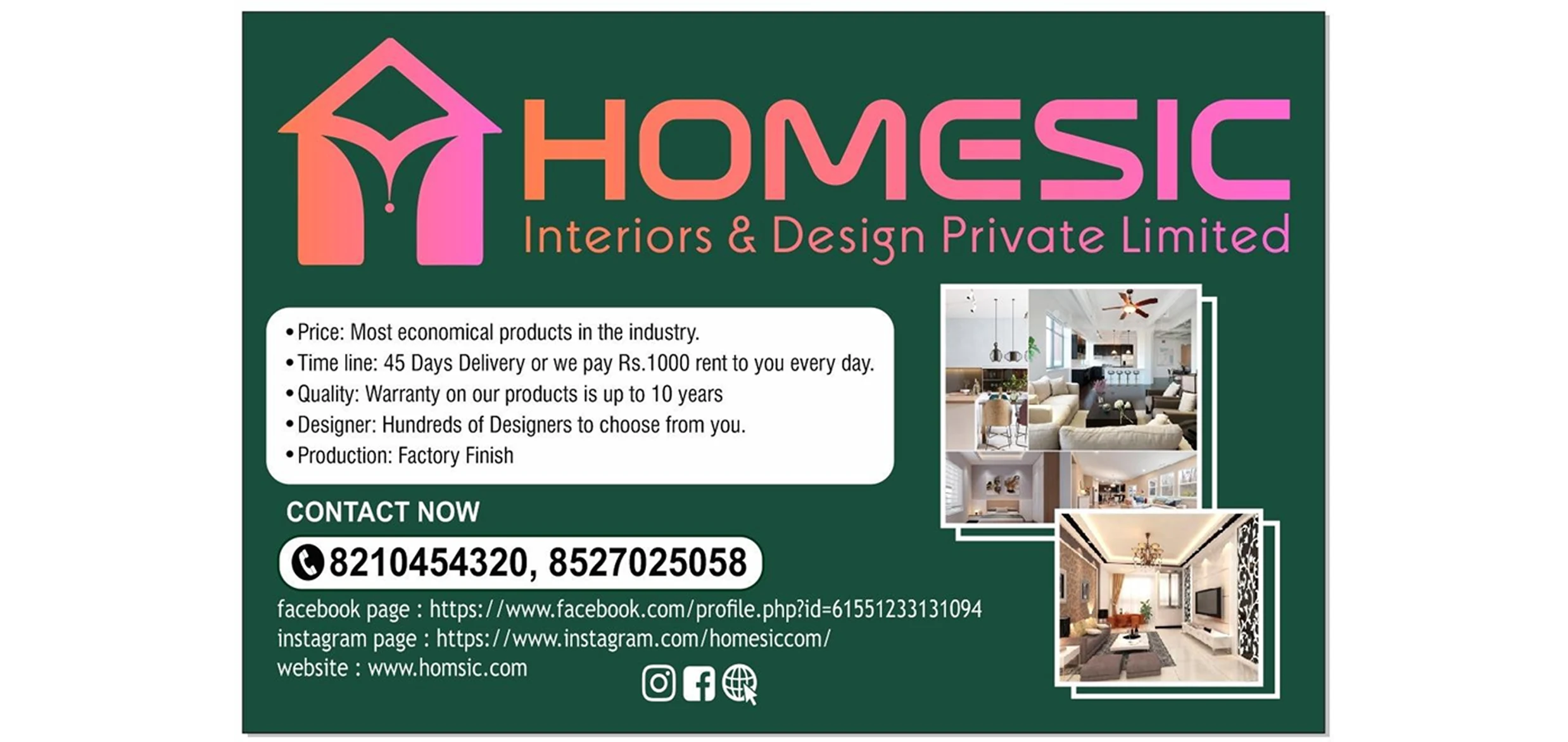 Homesic Interiors: Turning Dream Homes Into Reality