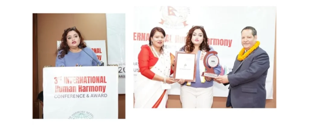 Dr. Swarnlata Panchal International Award Nepal 2 Dr. Swarnlata Panchal