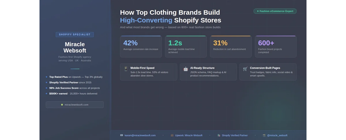 Miracle Websoft: Why JSON Schema Matters on Shopify
